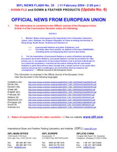 European Union rapid reaction mechanism / European Union law / EUR-Lex / Official Journal of the European Union