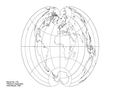 Maurer No. 179; Polyconic; Equal-area; Hans Maurer; 1935 