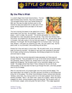 Microsoft Word - By the Pikes Wish.doc