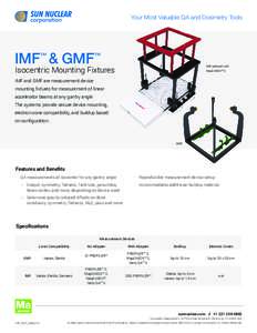 Your Most Valuable QA and Dosimetry Tools  IMF™ & GMF™ IMF pictured with