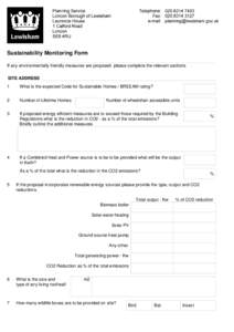 Environment, Energy & Climate Change Monitoring