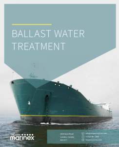 BALLAST WATER TREATMENT 3020 Gore Road London, Canada