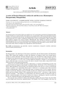 A review of Western Palaearctic Amblyscelio and Baryconus (Hymenoptera: Platygastroidea, Platygastridae)