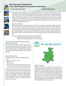 Regional copy Blue Skyways National Clean Diesel  Regional  Program.indd