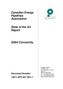 Canadian Energy Pipelines Association State of the Art Report