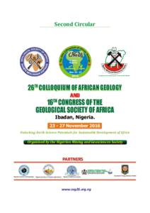 Second Circular  Creating and sustaining the riches of the Nation 26TH COLLOQUIUM OF AFRICAN GEOLOGY AND