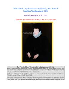 Microsoft Word - website exhibtion - Rose Throckmorton Part I.docx