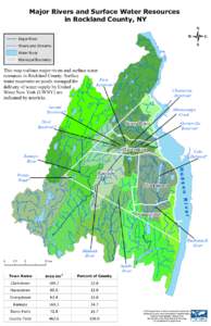 Major Rivers and Surface Water Resources in Rockland County, NY -  Major River