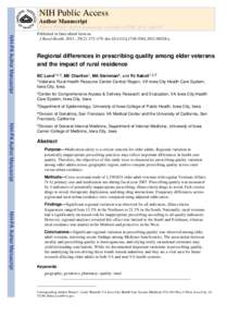 NIH Public Access Author Manuscript J Rural Health. Author manuscript; available in PMC 2014 April 01. NIH-PA Author Manuscript