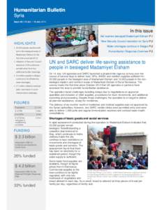 Microsoft Word - Syria_Humantiarian Bulletin_issue 49_final_clean.docx