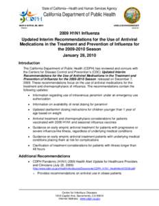 Microsoft Word - CDPH-H1N1AntiviralRecommendations-FINAL012810.doc