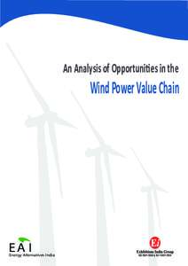 An Analysis of Opportunities in the  Wind Power Value Chain EA I