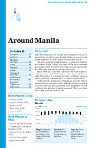 ©Lonely Planet Publications Pty Ltd  Around Manila Why Go? Corregidor ...................... 83 Las Piñas ........................ 85