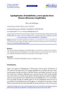 Neriene / Anatomical terms of location / Salticidae / Epigyne / Spider anatomy / Linyphiidae