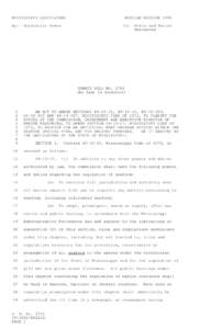 MISSISSIPPI LEGISLATURE By: REGULAR SESSION 1999 To: