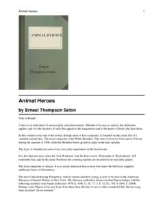 Animal Heroes  Animal Heroes