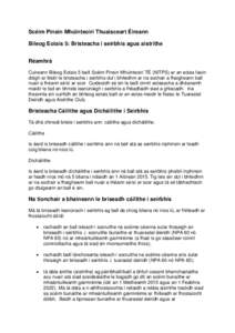 Scéim Pinsin Mhúinteoirí Thuaisceart Éireann Bileog Eolais 5: Bristeacha i seirbhís agus aistrithe Réamhrá Cuireann Bileog Eolais 5 baill Scéim Pinsin Mhúinteoirí TÉ (NITPS) ar an eolas faoin dóigh ar féidir
