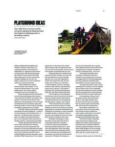 landscape  69 PLAYGROUND IDEAS Since 2010, Marcus Veerman and his