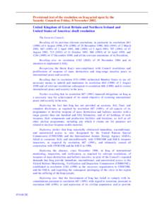 United Nations Monitoring /  Verification and Inspection Commission / United Nations Special Commission / United Nations Security Council Resolution / International Atomic Energy Agency / Hans Blix / Iraq / Iraq disarmament timeline 1990–2003 / Iraq and weapons of mass destruction / Asia / International relations