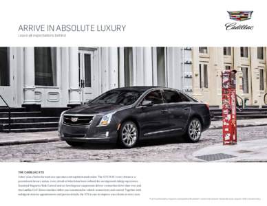 Transport / Private transport / Classification / Flagship vehicles / Car classifications / Sedans / Full-size vehicles / Luxury vehicles / Cadillac XTS / Cadillac / OnStar / LTE