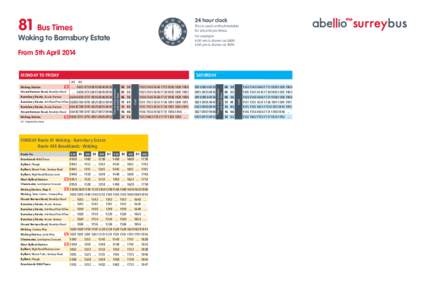 Byfleet / Sheerwater / Barnsbury / Brooklands / Abellio / Arriva Guildford & West Surrey / Surrey / Counties of England / Woking