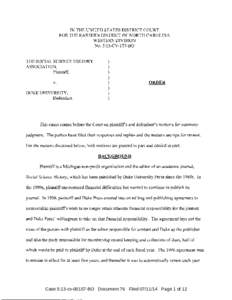 Declaratory judgment / Federal Rules of Civil Procedure / Plaintiff / Copyright law of the United States / Disparate treatment / Jacobsen v. Katzer / Civil procedure / Law / Lawsuit