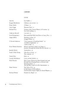 contents poetry Sally Ito		Eye-Saddle 9 Keagan Hawthorne		Chthonic (an acrostic) 10 Diane Tucker		A Degas: 11 Laura Legge		Museum Glass 12