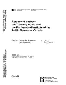 Collective Agreement / Convention collective (Ver[removed])
