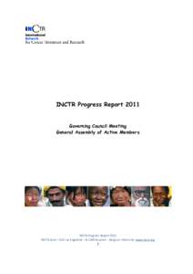 INCTR Progress Report 2011