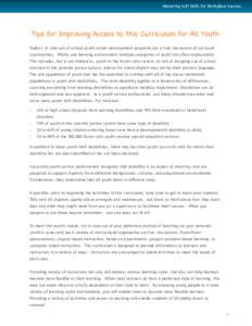 Learning styles / Special education / E-learning / Problem-based learning / Blended learning / Inclusion / Education / Educational psychology / Learning disability