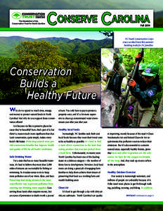 The Newsletter of the Conservation Trust for North Carolina Fall[removed]NC Youth Conservation Corps