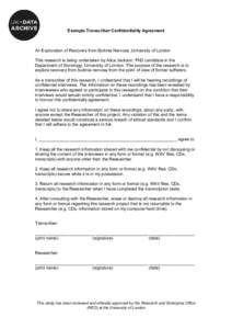 Health / Medicine / Bulimia nervosa / Vomiting / WAV / Medical transcription / Non-disclosure agreement / Linguistics / Transcription / Culture-bound syndromes / Eating disorders