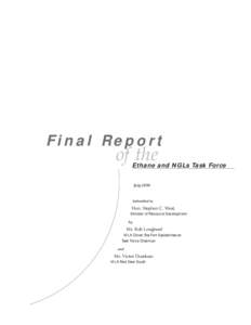 Final Report  of the Ethane and NGLs Task Force July 1999
