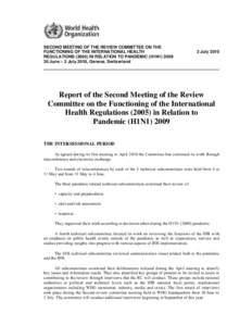 Global health / Pandemics / Influenza A virus subtype H1N1 / Vaccines / Influenza vaccine / Flu pandemic / Influenza / World Health Organization / Avian influenza / Health / Medicine / Public health