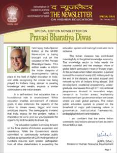 Pravasi Bharatiya Diwas Pravasi Bharatiya Diwas.  Page 1