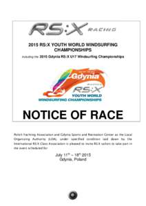 Sailing / .rs / Geography of Europe / Europe / Windsurfing / Racing Rules of Sailing / Gdynia
