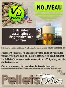 Situé sur le parking d’Alliance Feu Design, Route de Viriat à BOURG EN BRESSEPaiement sécurisé, vous recevez votre code et vous allez vous servir dans l’un des casiers attribué => Tout est prêt ! Le Pell