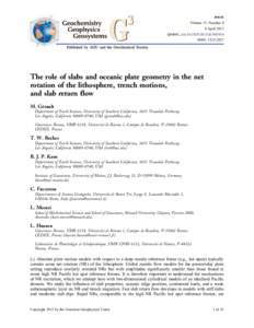 Subduction / Oceanic trench / Slab / Mid-ocean ridge / Mantle / Nazca Plate / Izu-Bonin-Mariana Arc / Mantle plume / Geology / Plate tectonics / Slab pull