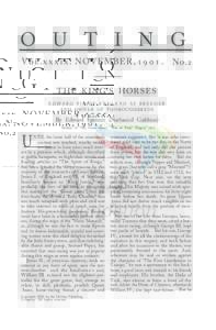 The Kings Horses. Edward VII of England as breeder and owner of thoroughbreds.