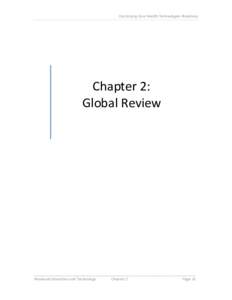 Continuing Care Health Technologies Roadmap  Chapter 2: Global Review  ______________________________________________________________________________