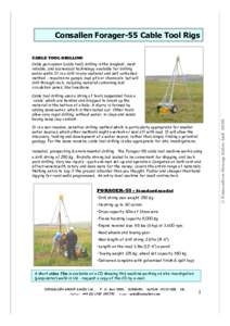 Consallen Cable tool Rig Brochure