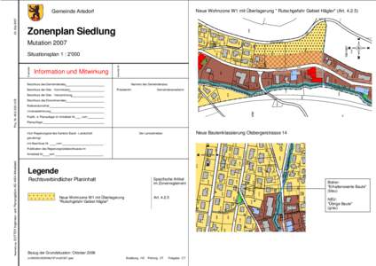 Neue Wohnzone W1 mit Überlagerung 