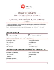 Strength Investments Application