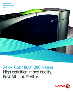 Computer printers / Color / Office equipment / Digital press / Xerox / Inkjet printer / CMYK color model / Color printing / Color calibration / Printing / Media technology / Technology