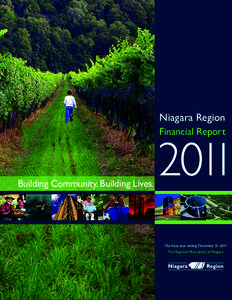 Niagara Region Financial Report Building Community. Building Lives[removed]