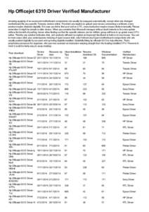 Hp Officejet 6310 Driver Verified Manufacturer amazing applying of an accessed motherboard components can usually be swapped automatically, except when any changed motherboard fits any specific Tsstcorp version online. P