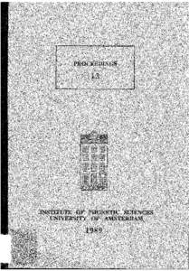 PROCEEDINGS FROM THE INSTITUTE OF PHONETIC SCIENCES OF THE UNIVERSITY OF AMSTERDAM 13