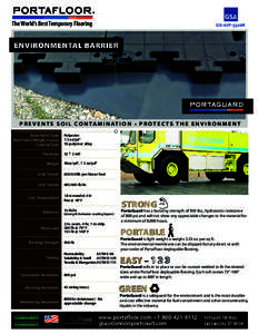 PortaGuard Environmental Barrier | Prevents Soil Contamination and Protects the Environment