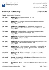 Regierungsbezirk Oberfranken Bayreuth Bad Berneck i.Fichtelgebirge