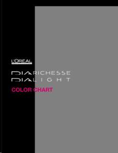 color chart  100% ME. 100% BETTER. L’ORÉAL PROFESSIONNEL